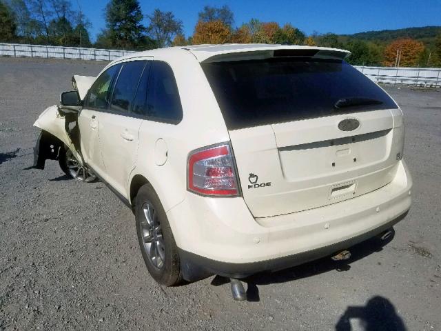 2FMDK48C48BA74738 - 2008 FORD EDGE SEL CREAM photo 3