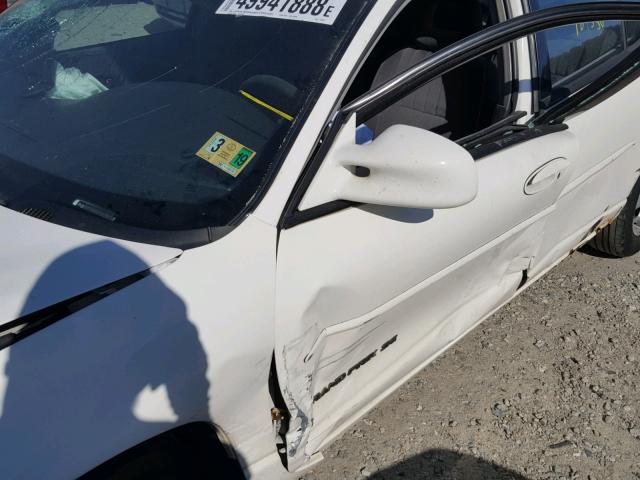 1G2WK52J43F135821 - 2003 PONTIAC GRAND PRIX WHITE photo 10