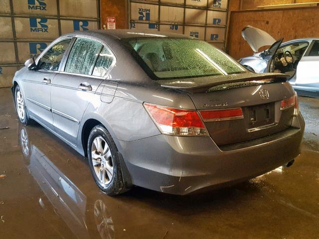 1HGCP2F44CA119376 - 2012 HONDA ACCORD LXP GRAY photo 3