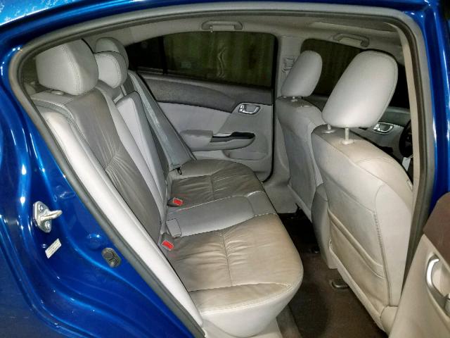 2HGFB2F99CH533097 - 2012 HONDA CIVIC EXL Mavi foto 6