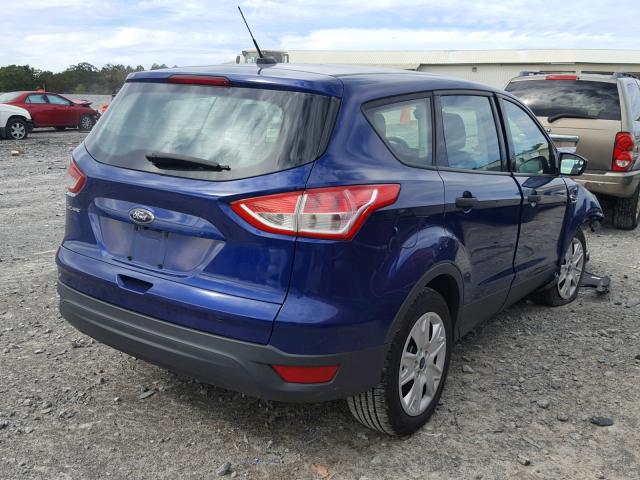 1FMCU0F70FUB27740 - 2015 FORD ESCAPE S BLUE photo 4