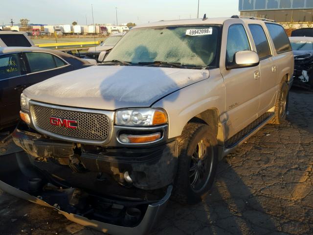 1GKFK66U56J124998 - 2006 GMC YUKON XL D TAN photo 2