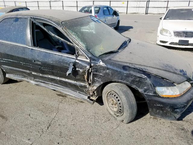 JHMCG66591C016372 - 2001 HONDA ACCORD LX BLACK photo 9