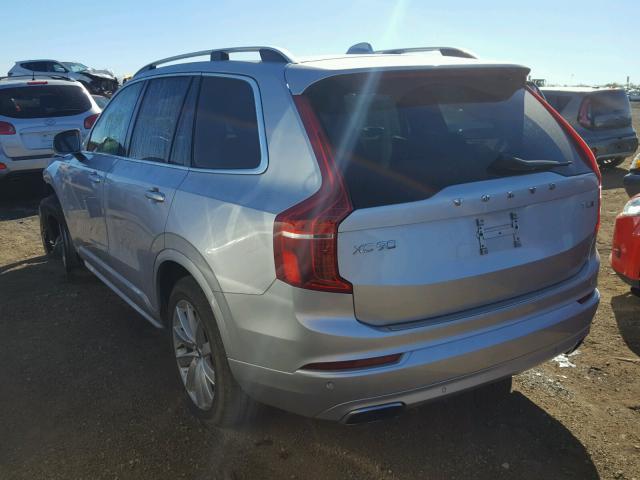 YV4A22PK1G1078130 - 2016 VOLVO XC90 T6 SILVER photo 3