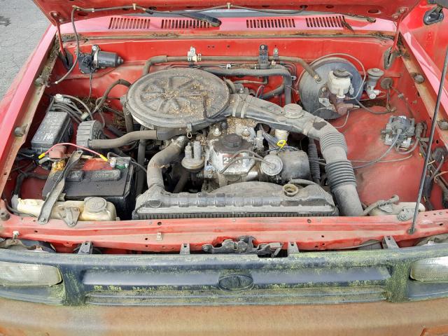 JT4RN81R8L0043915 - 1990 TOYOTA PICKUP 1/2 RED photo 7