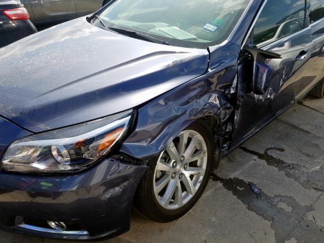 1G11H5SA9DF242779 - 2013 CHEVROLET MALIBU LTZ ლურჯი ფოტო 9