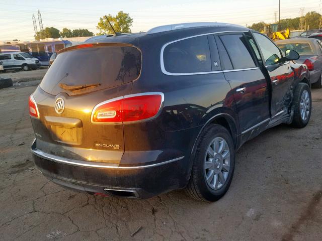 5GAKVCKD2EJ121367 - 2014 BUICK ENCLAVE BLACK photo 4