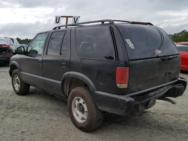 1GKCS13W4TK506702 - 1996 GMC JIMMY BLACK photo 3