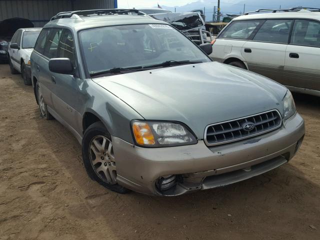 4S3BH675637612964 - 2003 SUBARU LEGACY OUT GREEN photo 1