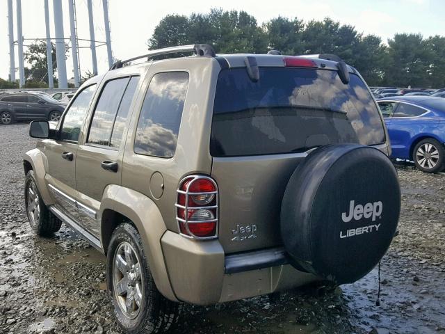 1J4GL58K65W689095 - 2005 JEEP LIBERTY LI BROWN photo 3