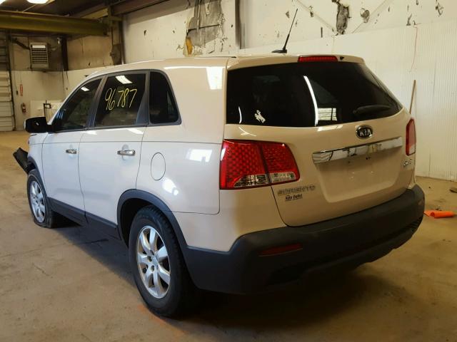 5XYKT3A16BG063304 - 2011 KIA SORENTO BA BEIGE photo 3