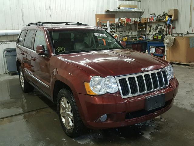 1J8HR58N58C174638 - 2008 JEEP GRAND CHER MAROON photo 1