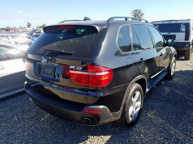 5UXFE43558L020487 - 2008 BMW X5 3.0I BLACK photo 4