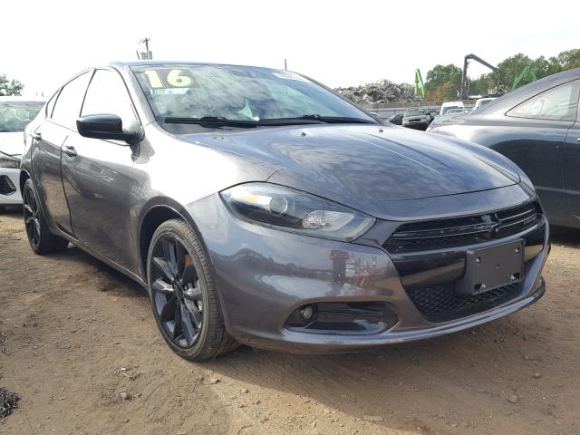 1C3CDFBB9GD750846 - 2016 DODGE DART SXT GRAY photo 1