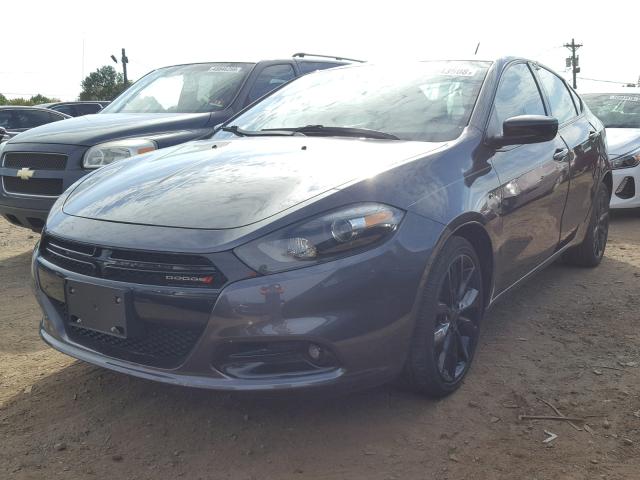 1C3CDFBB9GD750846 - 2016 DODGE DART SXT GRAY photo 2