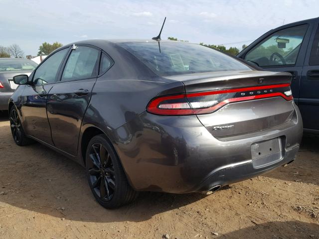 1C3CDFBB9GD750846 - 2016 DODGE DART SXT GRAY photo 3