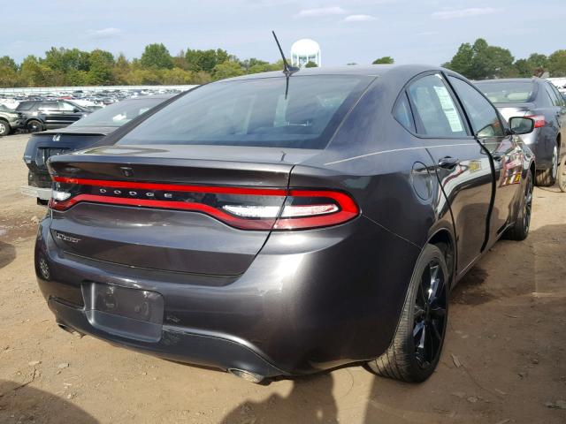 1C3CDFBB9GD750846 - 2016 DODGE DART SXT GRAY photo 4