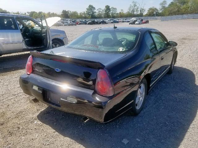 2G1WX15KX59275435 - 2005 CHEVROLET MONTE CARL შავი ფოტო 4