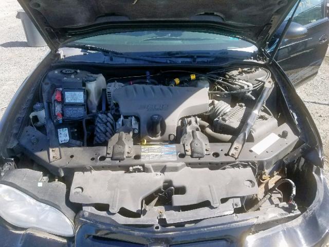 2G1WX15KX59275435 - 2005 CHEVROLET MONTE CARL შავი ფოტო 7