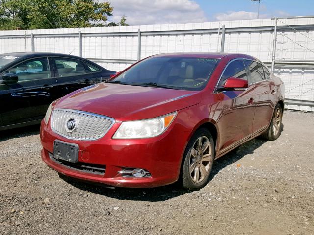 1G4GC5GG5AF166272 - 2010 BUICK LACROSSE C RED photo 2