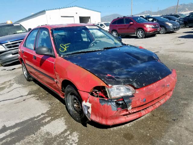 JHMEG8541PS039088 - 1993 HONDA CIVIC DX RED photo 1