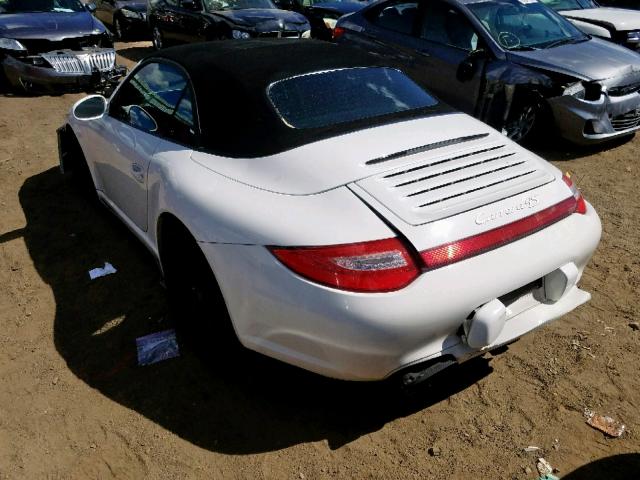 WP0CB29989S755127 - 2009 PORSCHE 911 CARRER WHITE photo 4