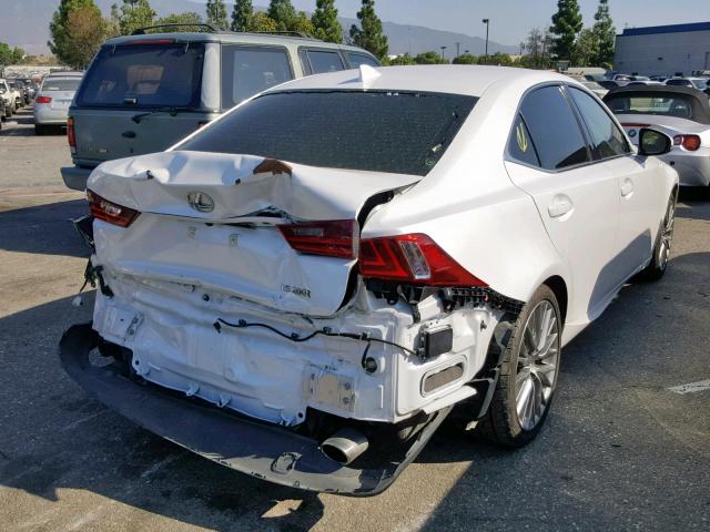 JTHBA1D22G5009950 - 2016 LEXUS IS 200T WHITE photo 4