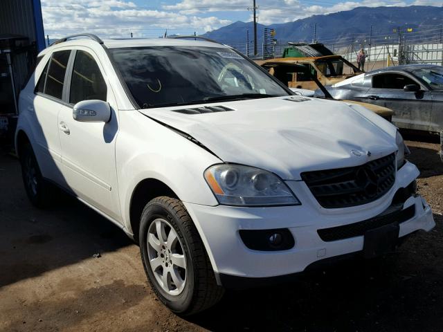 4JGBB86E26A085877 - 2006 MERCEDES-BENZ ML 350 WHITE photo 1