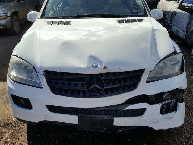 4JGBB86E26A085877 - 2006 MERCEDES-BENZ ML 350 WHITE photo 7