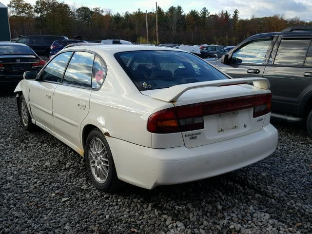 4S3BE635237210163 - 2003 SUBARU LEGACY L WHITE photo 3