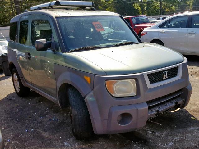 5J6YH28624L025898 - 2004 HONDA ELEMENT EX GREEN photo 1