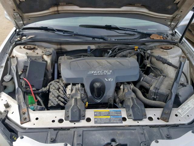 2G2WP522651186922 - 2005 PONTIAC GRAND PRIX SILVER photo 7