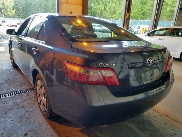 4T4BE46K59R137923 - 2009 TOYOTA CAMRY BASE GRAY photo 3