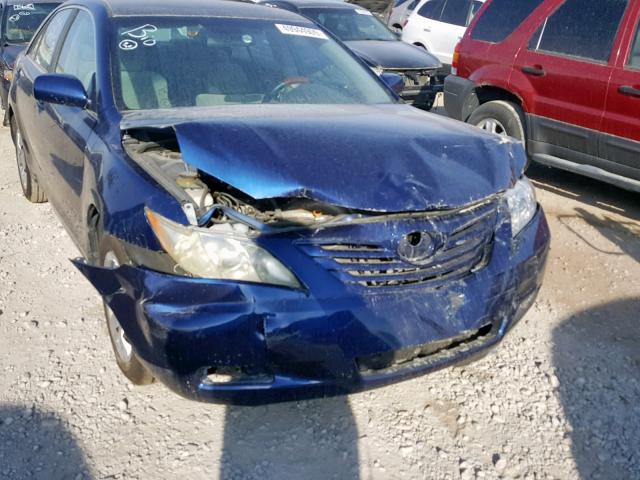 4T1BE46K68U250739 - 2008 TOYOTA CAMRY CE BLUE photo 9