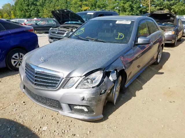 WDDHF8HB6BA412853 - 2011 MERCEDES-BENZ E 350 4MAT GRAY photo 2