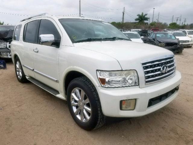 5N3AA08D18N900707 - 2008 INFINITI QX56 WHITE photo 1