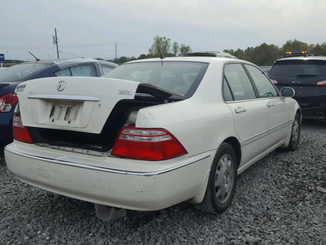 JH4KA96533C001836 - 2003 ACURA 3.5RL WHITE photo 4