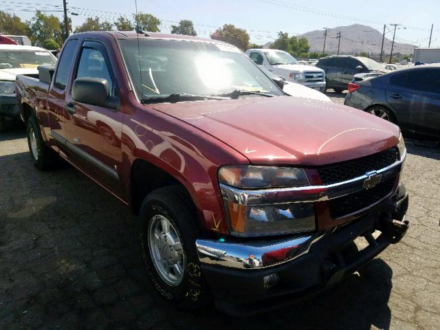 1GCCS39EX88221738 - 2008 CHEVROLET COLORADO L BURGUNDY photo 1