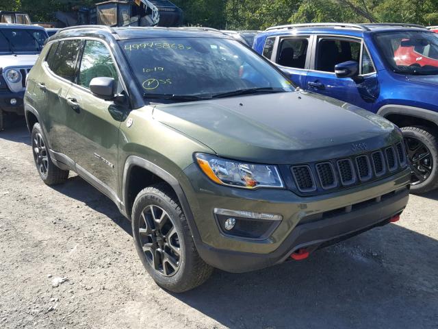 3C4NJDDB7JT493072 - 2018 JEEP COMPASS TR GREEN photo 1