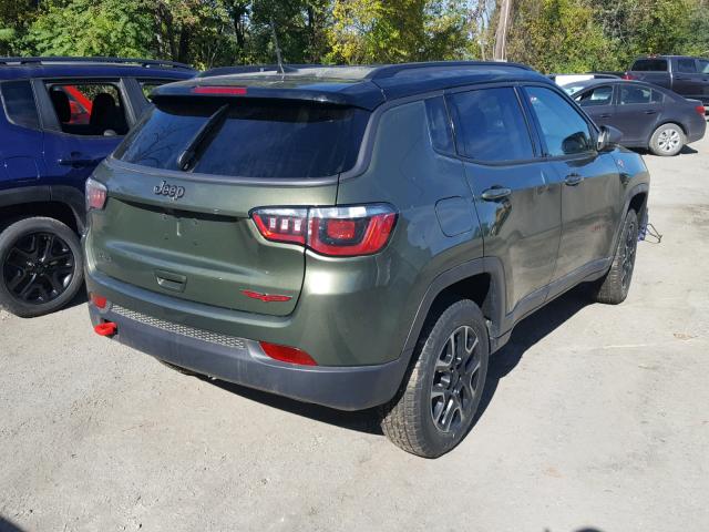 3C4NJDDB7JT493072 - 2018 JEEP COMPASS TR GREEN photo 4