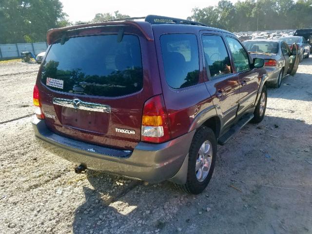 4F2CZ06153KM38248 - 2003 MAZDA TRIBUTE ES 栗色 照片 4