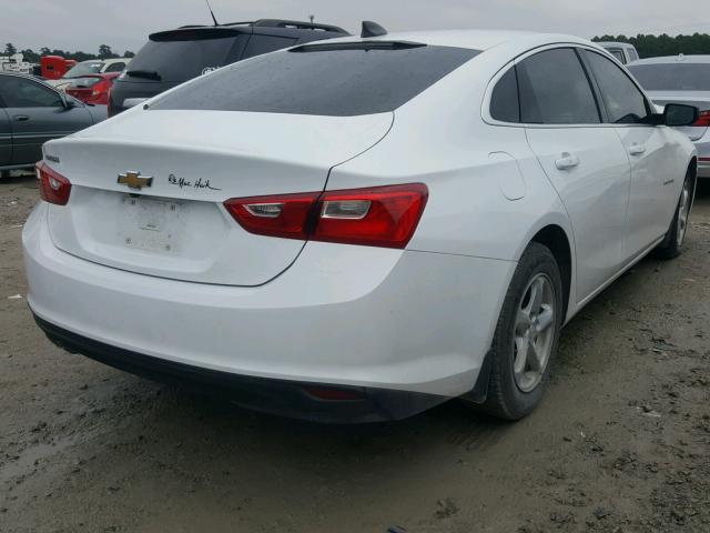 1G1ZB5ST8HF159033 - 2017 CHEVROLET MALIBU LS WHITE photo 4