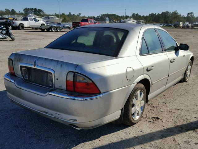 1LNHM86S93Y693537 - 2003 LINCOLN LS SILVER photo 4