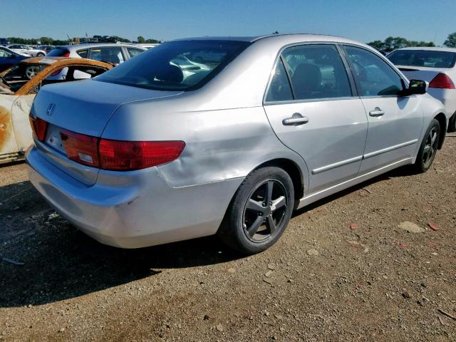 1HGCM56775A190997 - 2005 HONDA ACCORD EX SILVER photo 4