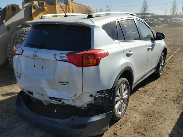 2T3DFREV9DW105484 - 2013 TOYOTA RAV4 LIMIT WHITE photo 4