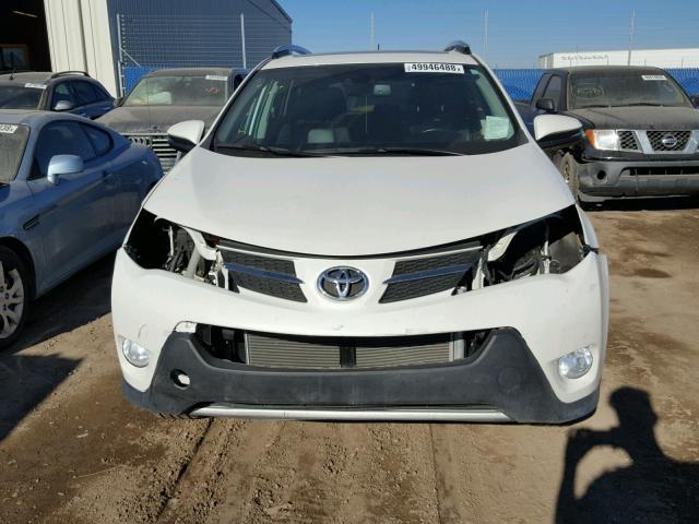 2T3DFREV9DW105484 - 2013 TOYOTA RAV4 LIMIT WHITE photo 9