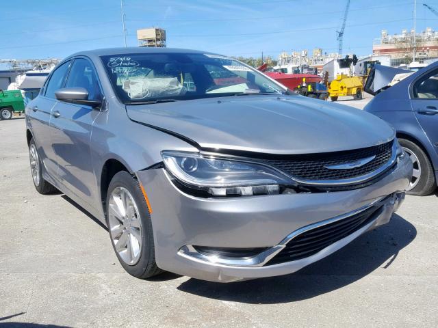 1C3CCCAB2HN510049 - 2017 CHRYSLER 200 LIMITE SILVER photo 1