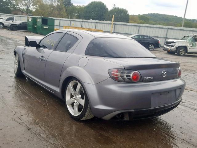 JM1FE173340104912 - 2004 MAZDA RX8 GRAY photo 3