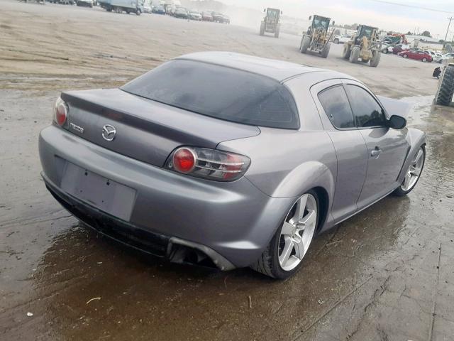 JM1FE173340104912 - 2004 MAZDA RX8 GRAY photo 4