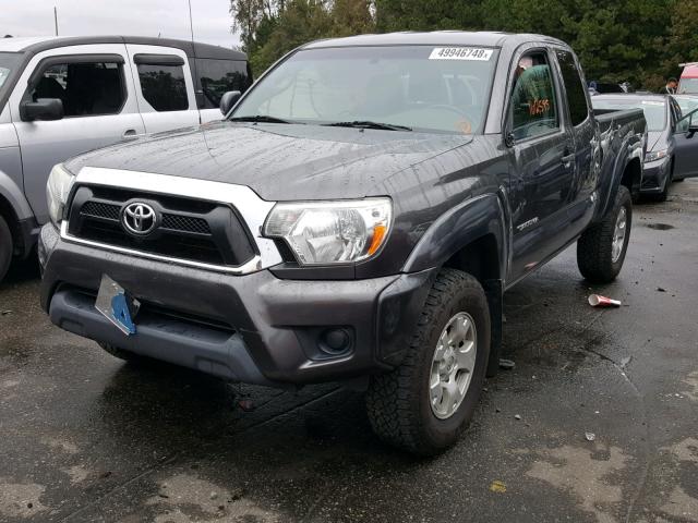 5TFTX4GN5CX013114 - 2012 TOYOTA TACOMA PRE CHARCOAL photo 2